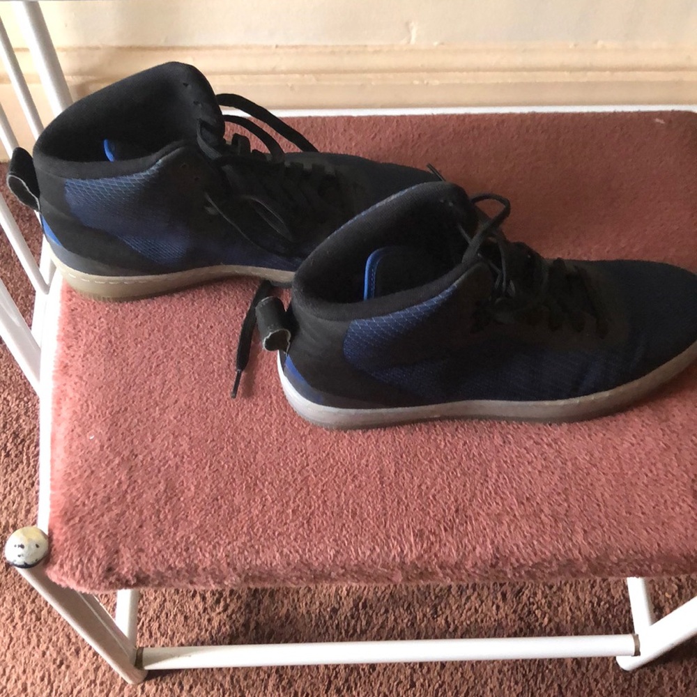 Navy Blue and Black Nike Air Sneakers